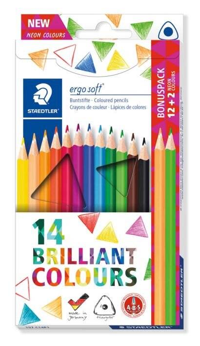 STAEDTLER kleurpotlood ergosoft neon 14ST-2