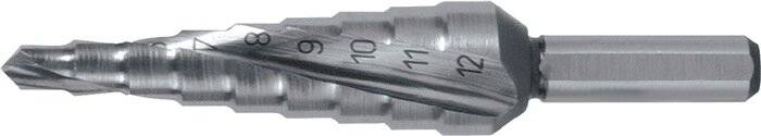 Getrapte boor boorbereik 4-39 mm HSS-Co5 spiraalgegroefd snedeaantal 2 tredenaan-2