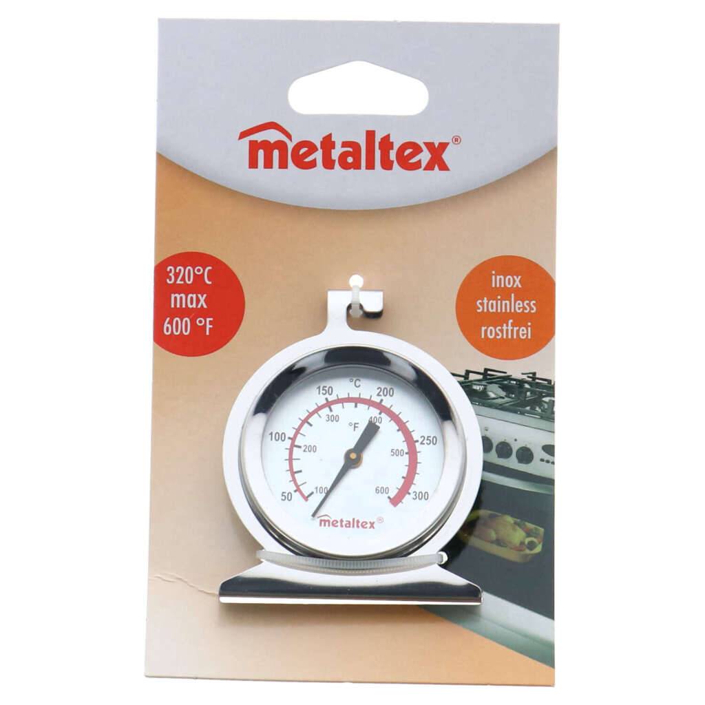 Metaltex Oven Thermometer 6 cm RVS-0