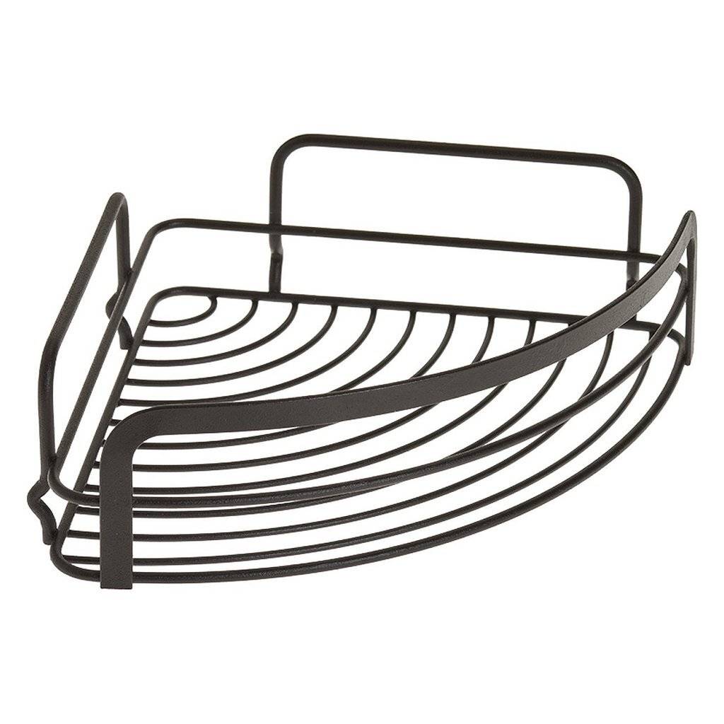 Metaltex Badkamerrek 20x20x6 cm Zwart-0