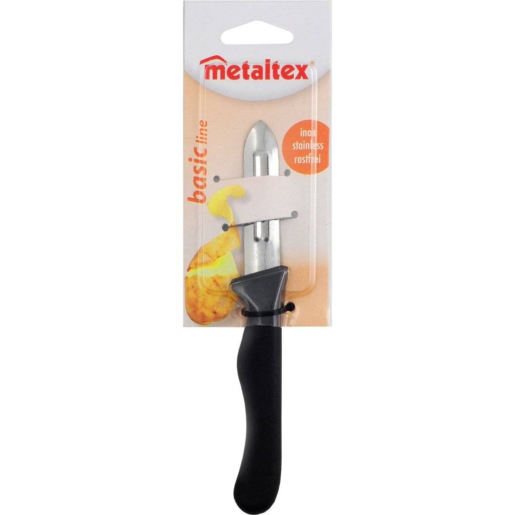 Metaltex Basic Line Schilmes 25 cm Zwart/RVS-0