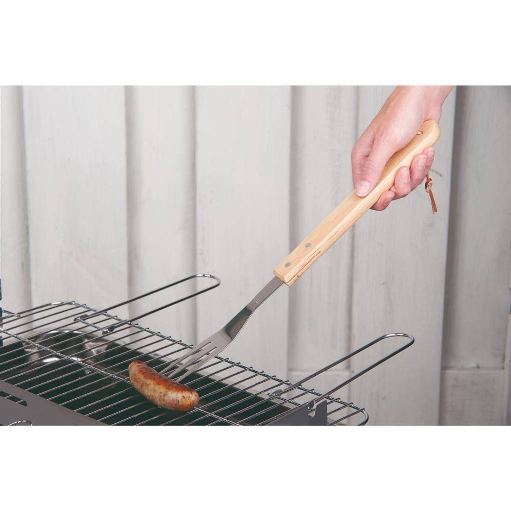 BBQ Collection Luxe Vleesvork 41 cm Eiken/RVS-2