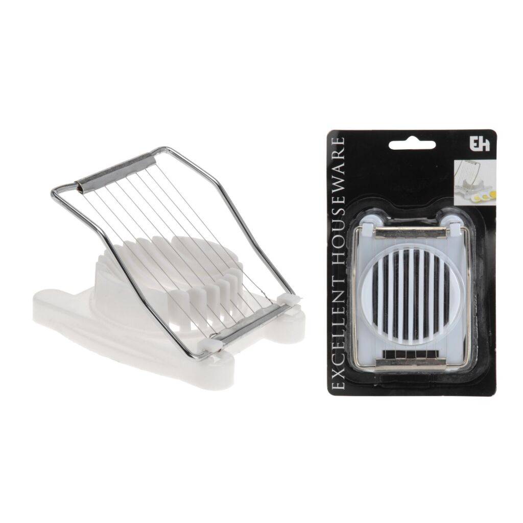Excellent Houseware Eiersnijder Wit/RVS-0