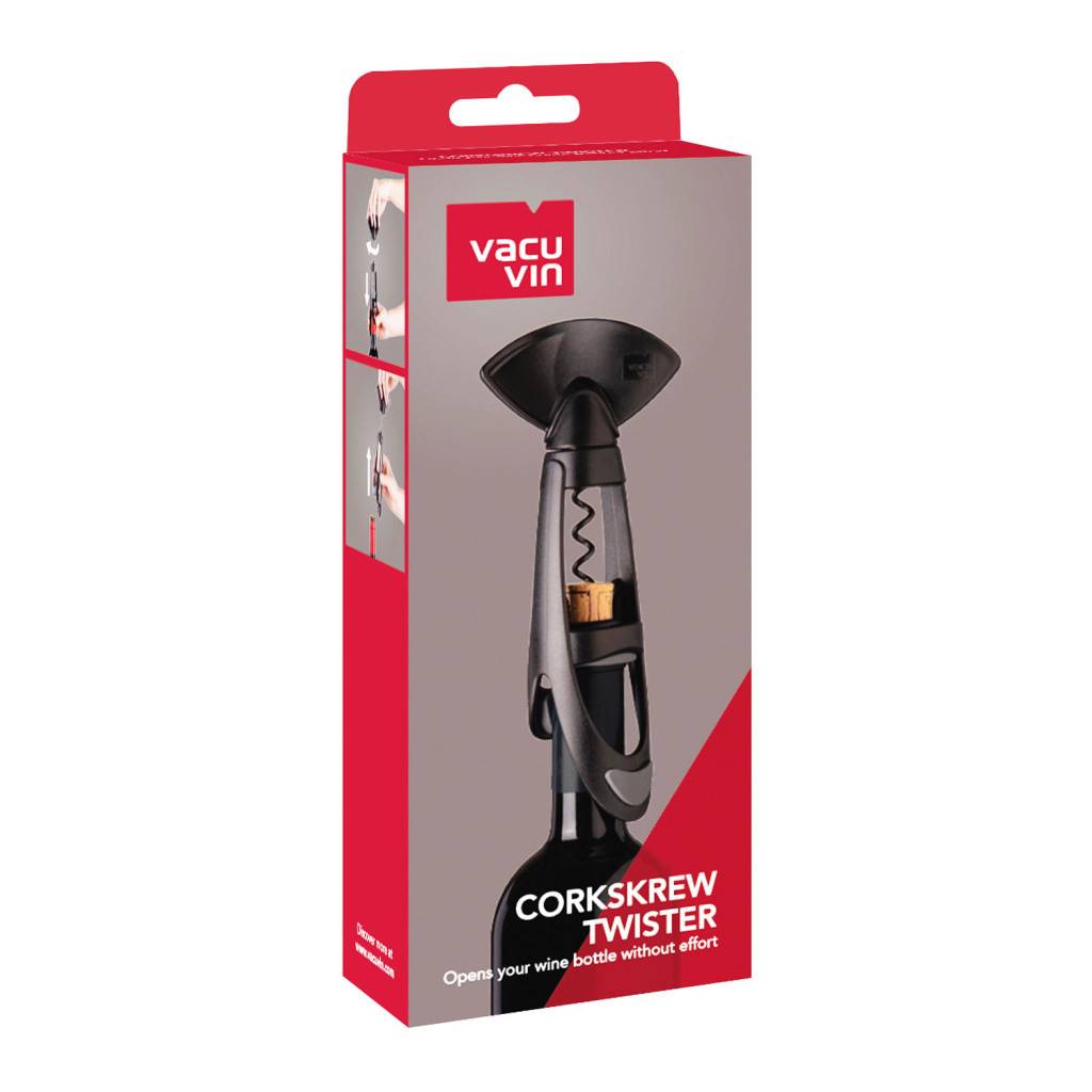 Vacuvin Kurkentrekker Twister Zwart-0