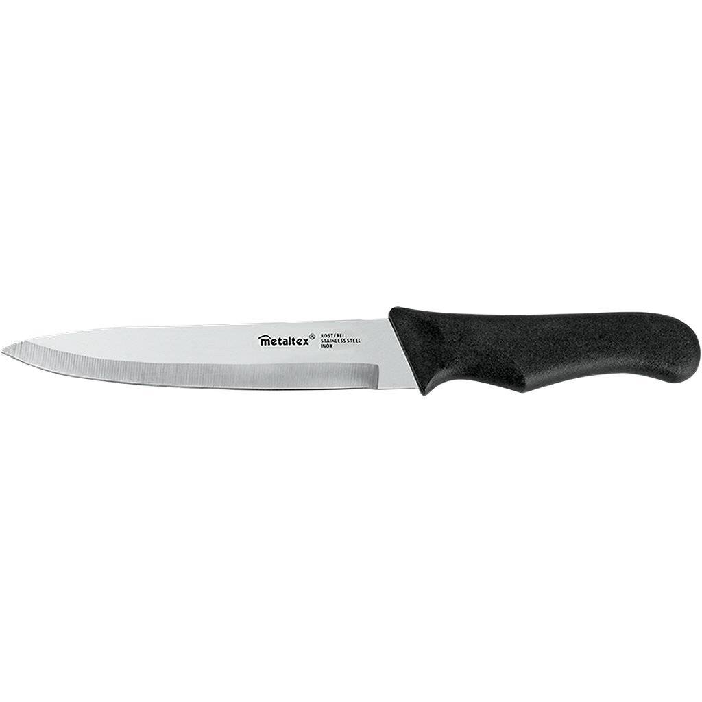 Metaltex Basic Line Kookmes 28 cm Zwart/RVS-1