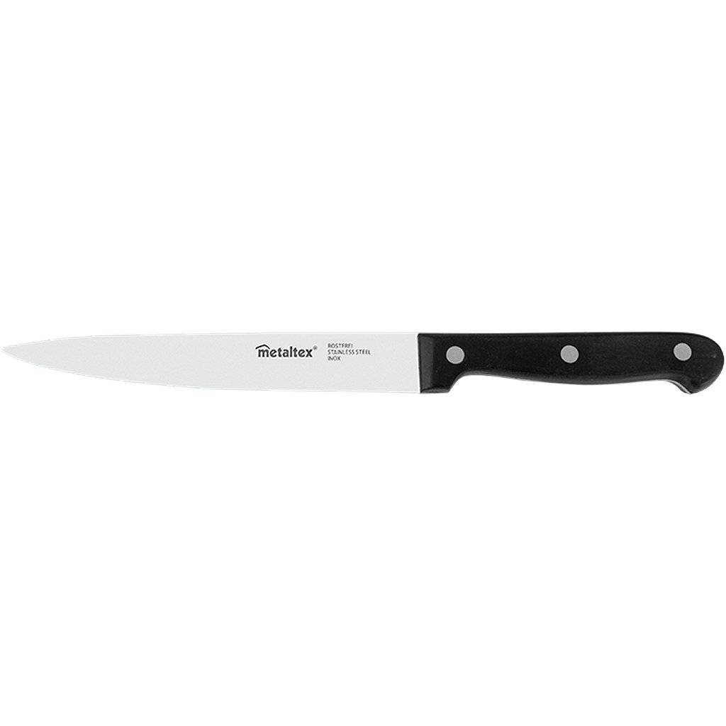 Metaltex Professional Universeel Koksmes 28 cm Zwart/RVS-1