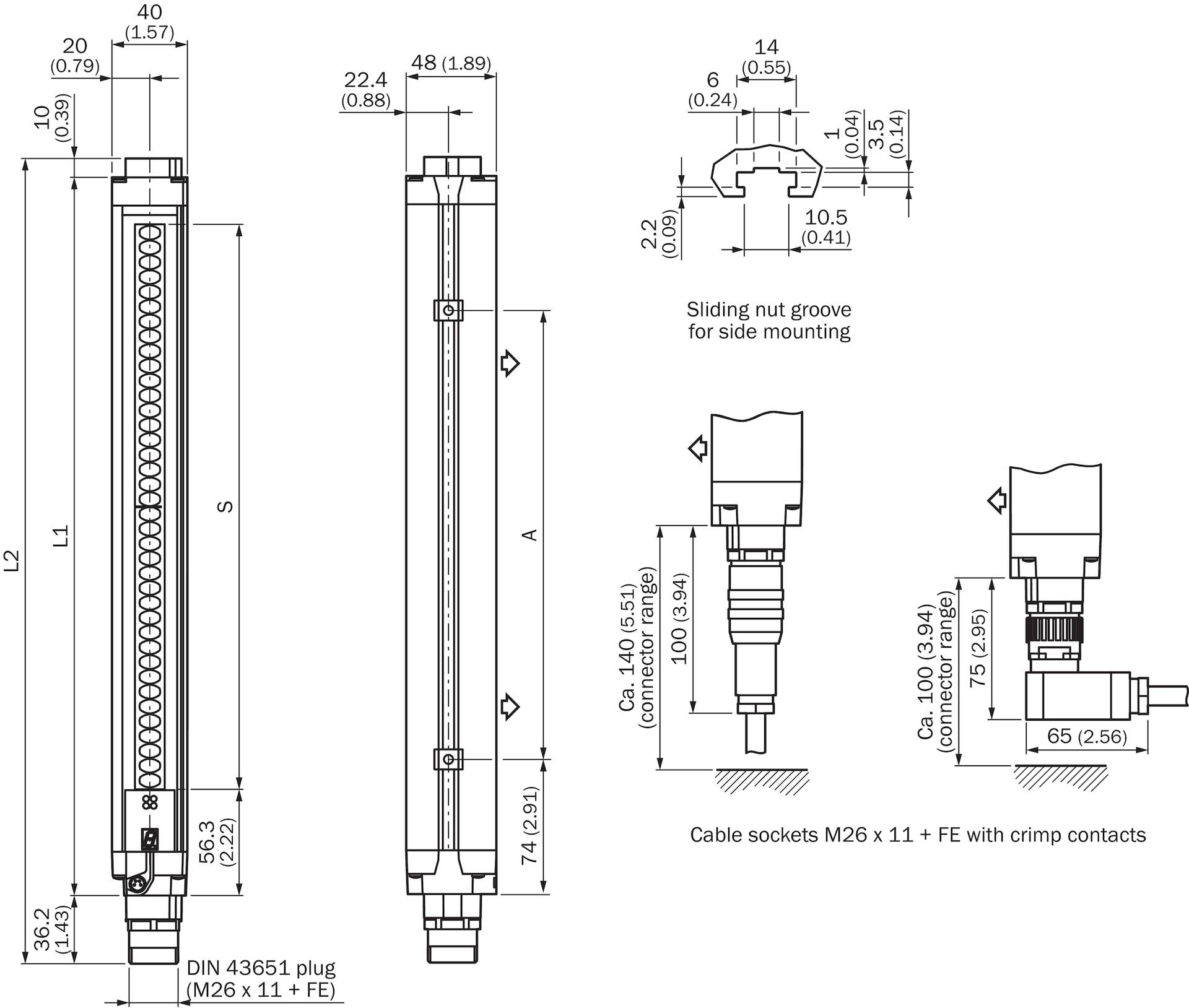 Sick Lichtvorhan C40S-0703CA010-0