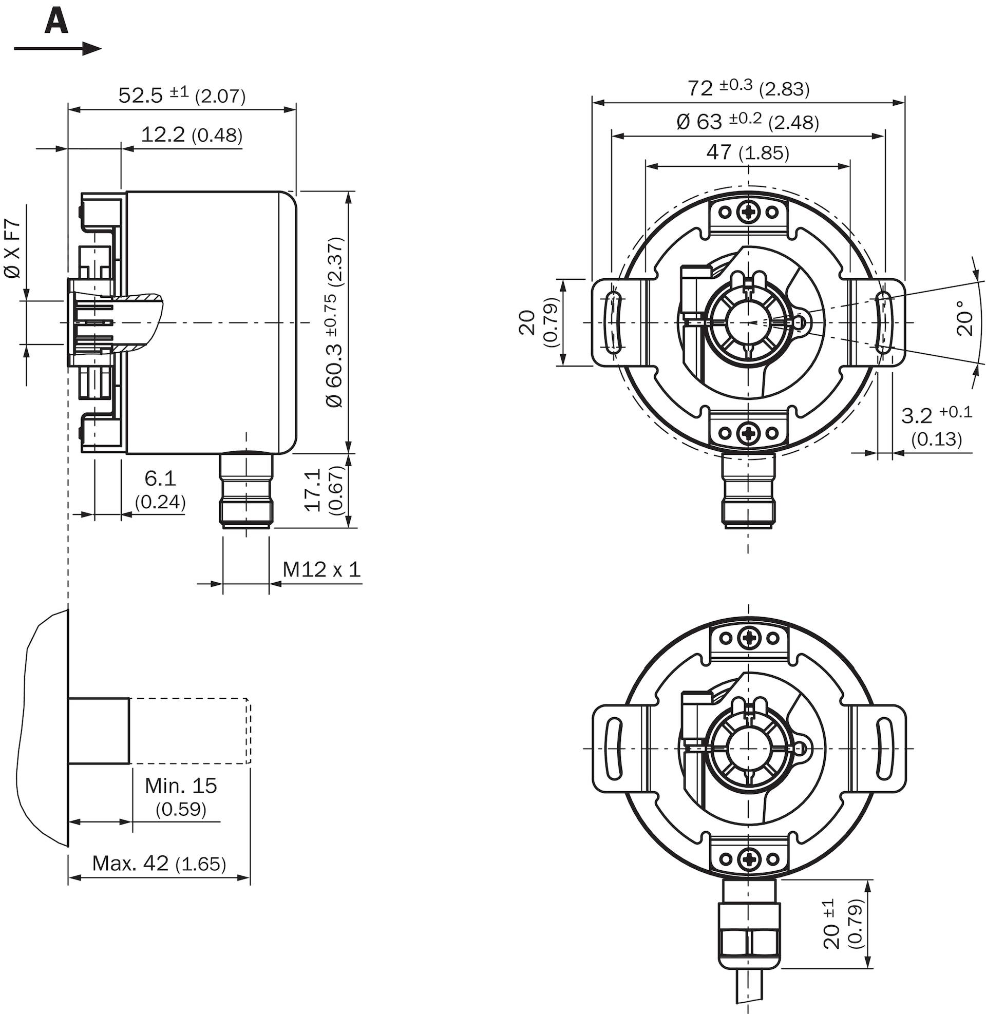 Sick Inkremental-Encoder DFS60I-BFCC65536-1