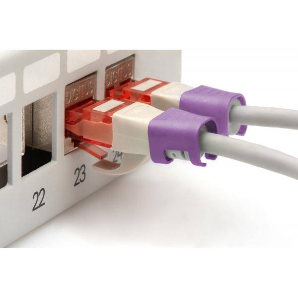 DIGITUS kleurclips voor patchkabels 100 stuks violet-2