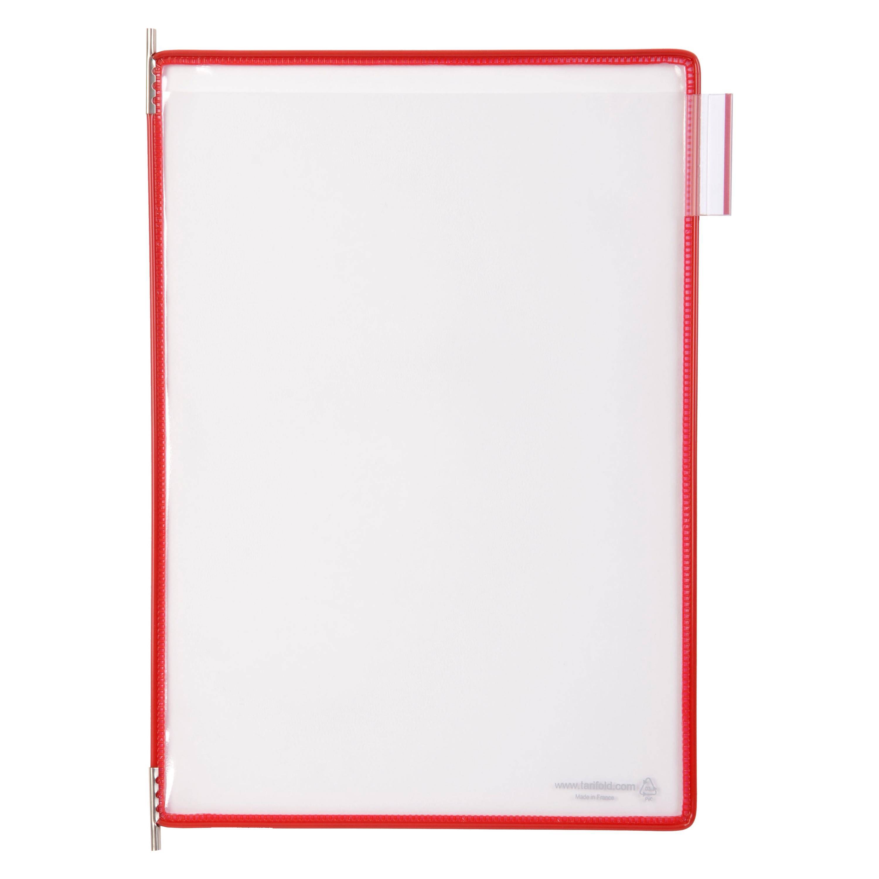Tarifold Bureaustandaard 114003 Rood DIN A4 staand-4