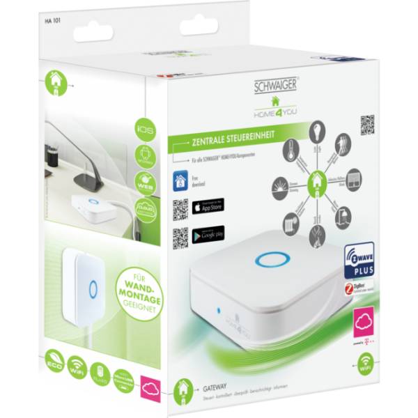 Schwaiger Gateway 2e generatie Z-Wave Plus, ZIGBEE, WIFI, USB-1