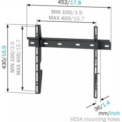Mount Massive MNT 200 TV-beugel 81,3 cm (32") - 139,7 cm (55") Vast-1