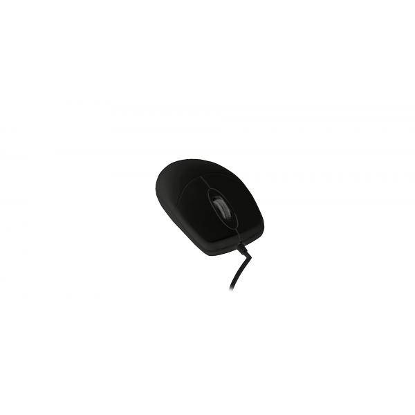 Cherry Active Key AK-PMJ1 Series CleanMouse - Maus - ergonomisch - rechts- und linkshändig - optisch - 2 Tasten - kabel-0