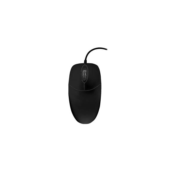 Cherry Active Key AK-PMJ1 Series CleanMouse - Maus - ergonomisch - rechts- und linkshändig - optisch - 2 Tasten - kabel-1
