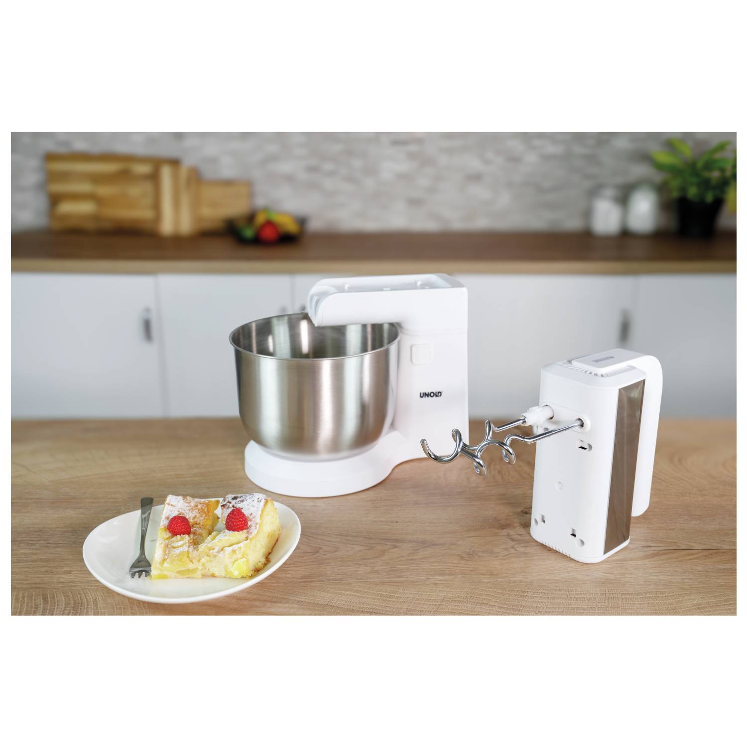 Unold 78720 Hannah weiÃŸ Handmixer mit RÃ¼hrschÃ¼ssel-1