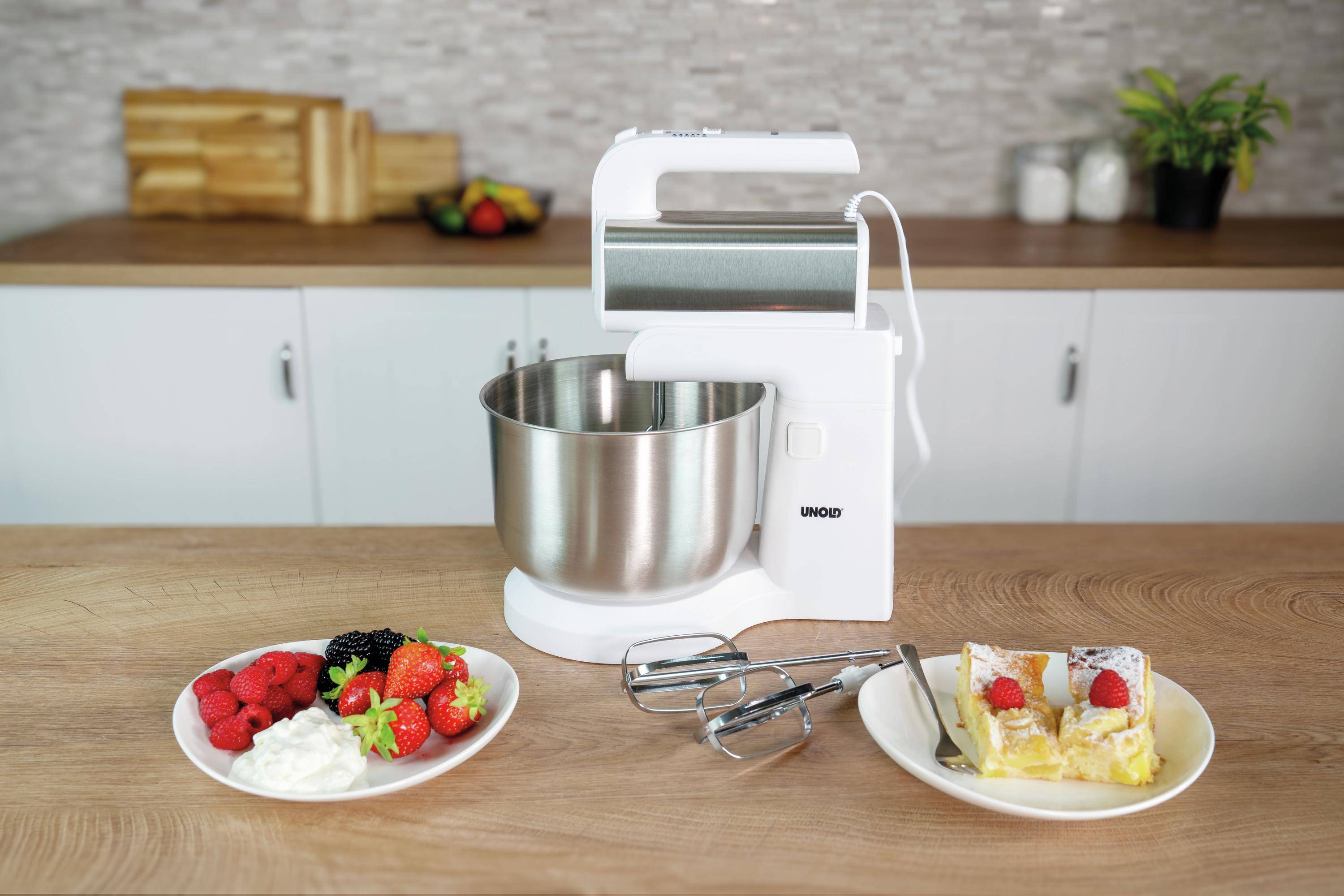 Unold 78720 Hannah weiÃŸ Handmixer mit RÃ¼hrschÃ¼ssel-3