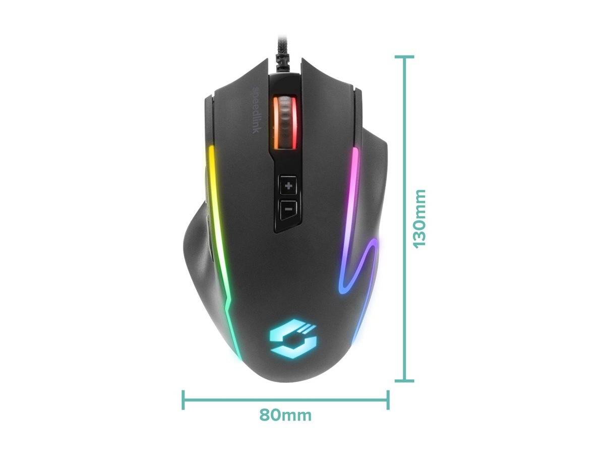 Speedlink PIAVO Ergonomische Verticale Draadloze Muis zwart-1