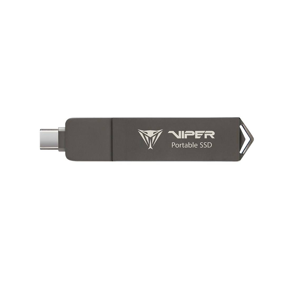 Externe draagbare SSD Patriot Viper PVP30 Duo Compact 1TB 1000MB/s USB A+C 3.2 Gen2 (PVP301TB28UDG)-0