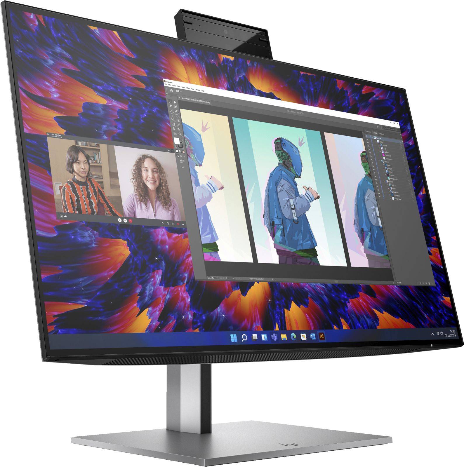 HP HP Z24m G3 computermonitor 60,5 cm (23.8") 2560 x 1440 Pixels Quad HD Zilver-3