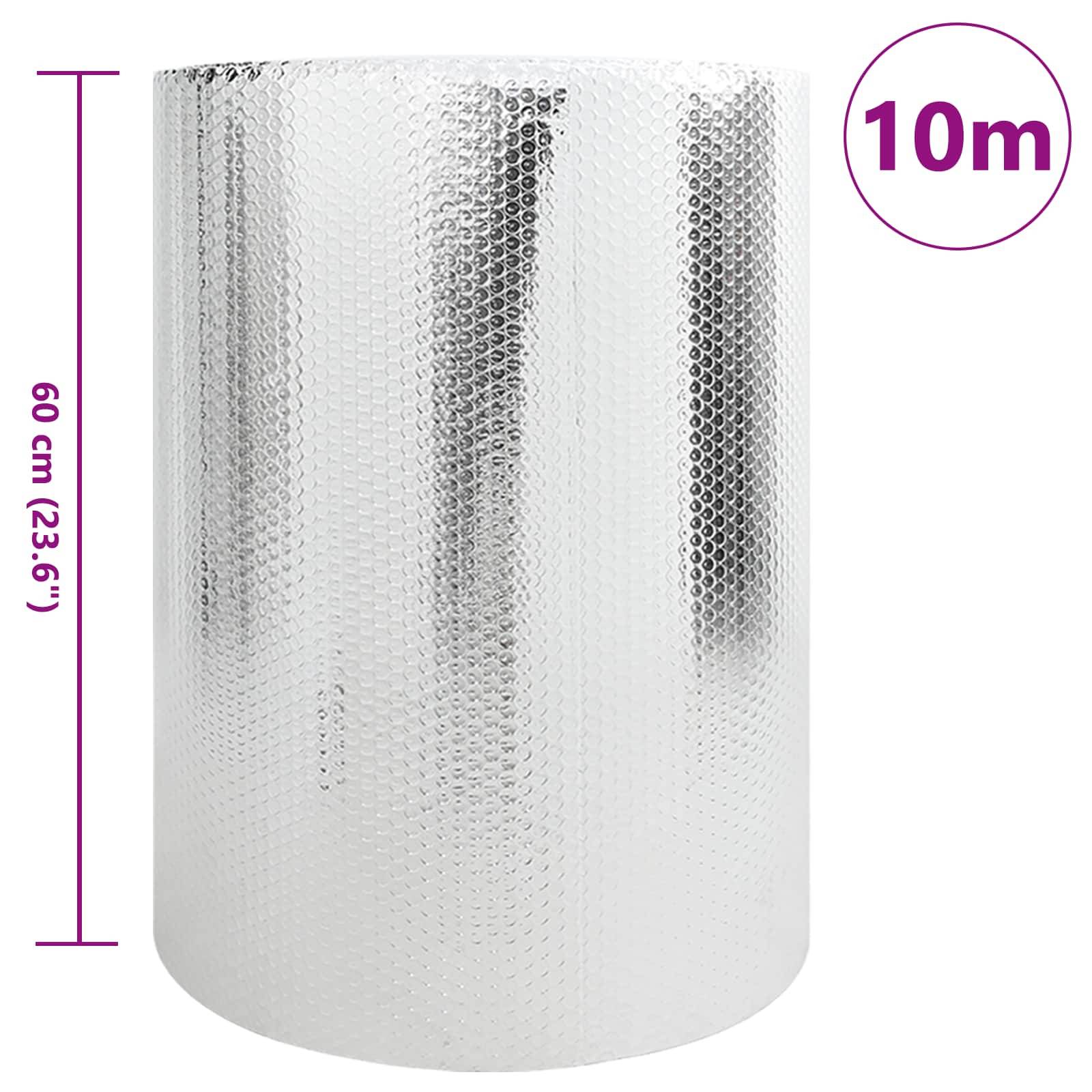 Vidaxl radiatorfolie zilver 10 x 0,6 m polyetheen 87212884871248721288487124-1