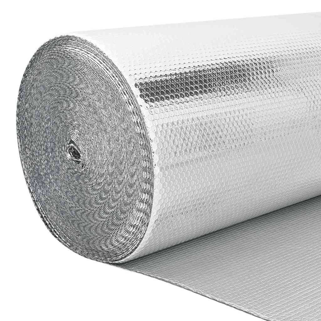 Vidaxl radiatorfolie zilver 30 x 0,6 m polyetheen 87212884871488721288487148-1