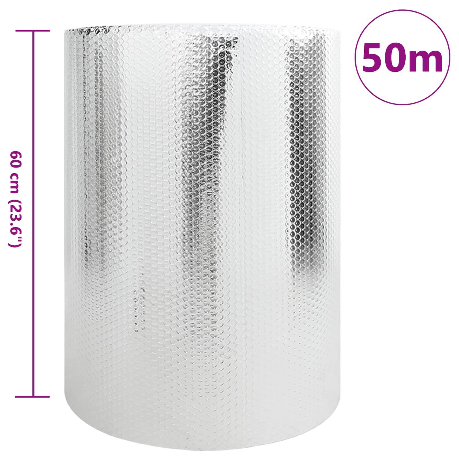 Vidaxl radiatorfolie zilver 50 x 0,6 m polyetheen 87212884871558721288487155-1