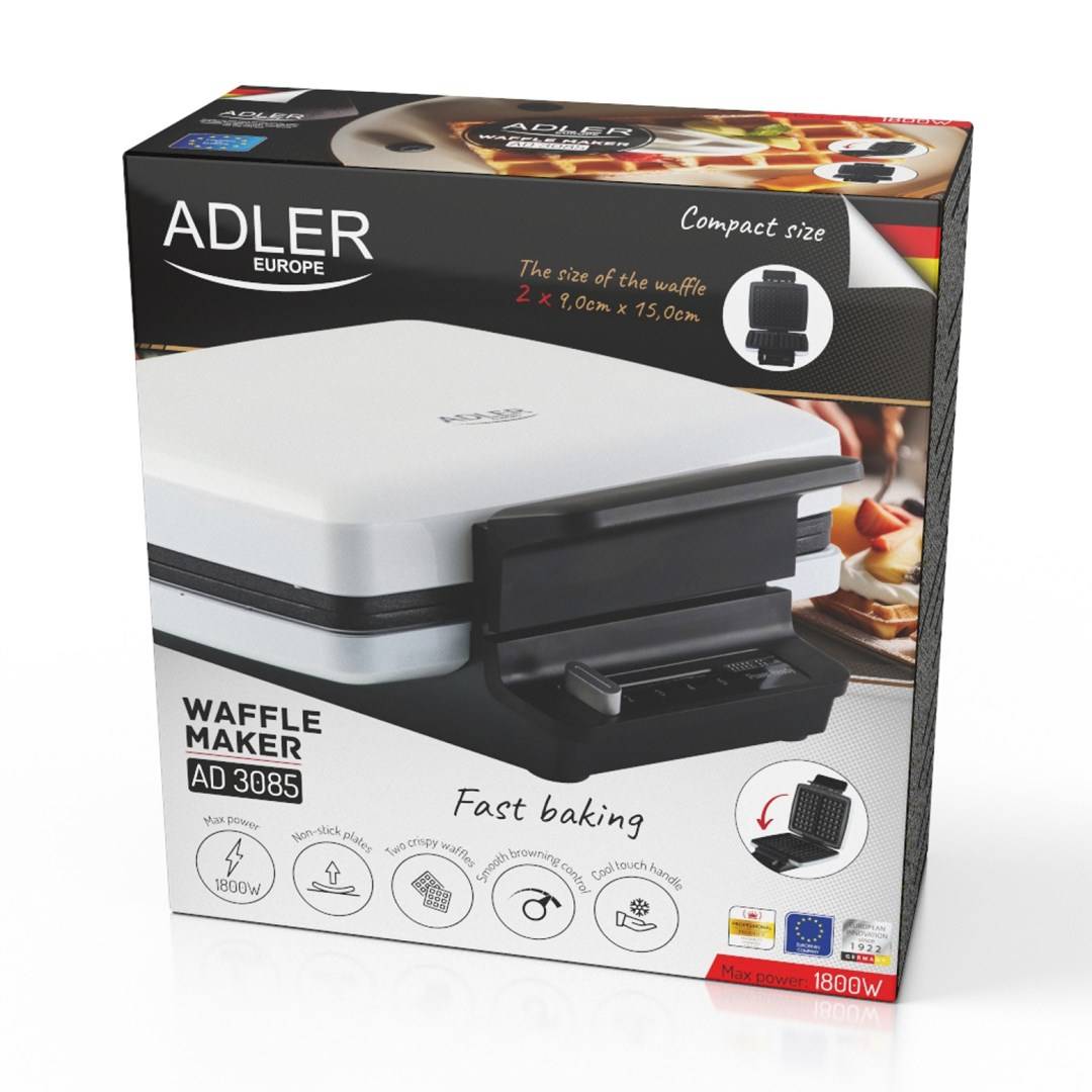 Wafelijzer ADLER AD 3085-2