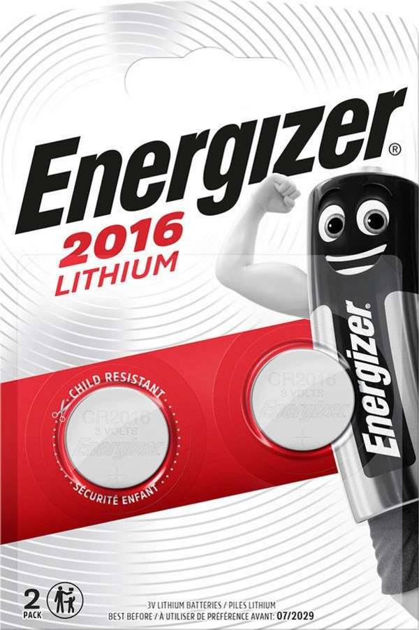 ENERGIZER BATTERIJEN SPECIALIZED CR2016 2 STUKS