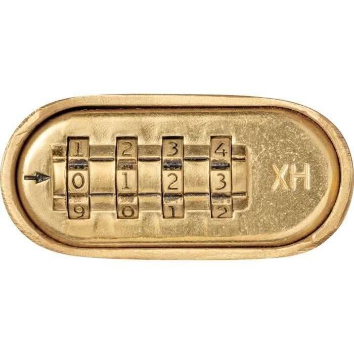 Combinatiehangslot - ABUS - 180IB/50HB63 B/DFNLI - Gesmeed messing huis - Roestvrijstalen handgreep - Numerieke code-1