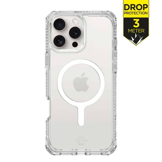 ITSKINS Level 2 HybridMagClear_R for Apple iPhone 16 Pro Max Transparent-0