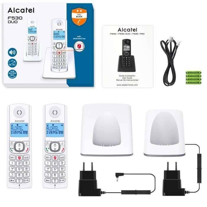 Alcatel F530 blauw duo-1