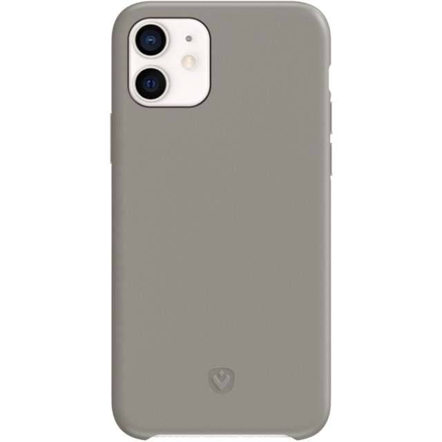 Valenta Leather Back Cover Snap Luxe Apple iPhone 11 Grey-0