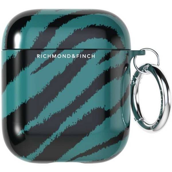 Richmond &amp; Finch Richmond & Finch Freedom Series Apple Airpod Emerald Zebra