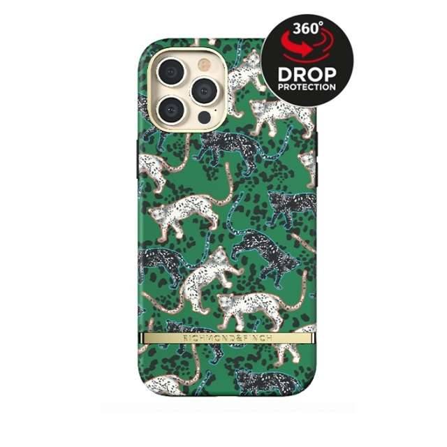 Richmond & Finch Richmond & Finch Freedom Series One-Piece Apple iPhone 12 Pro Max Green Leopard-0