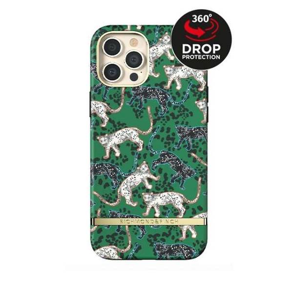 Richmond &amp; Finch Richmond & Finch Freedom Series One-Piece Apple iPhone 12 Pro Max Green Leopard