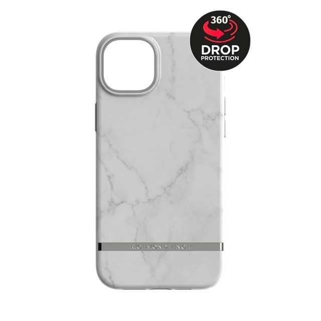 Richmond & Finch Richmond & Finch Freedom Series One-Piece Apple iPhone 14 Plus White Marble-0