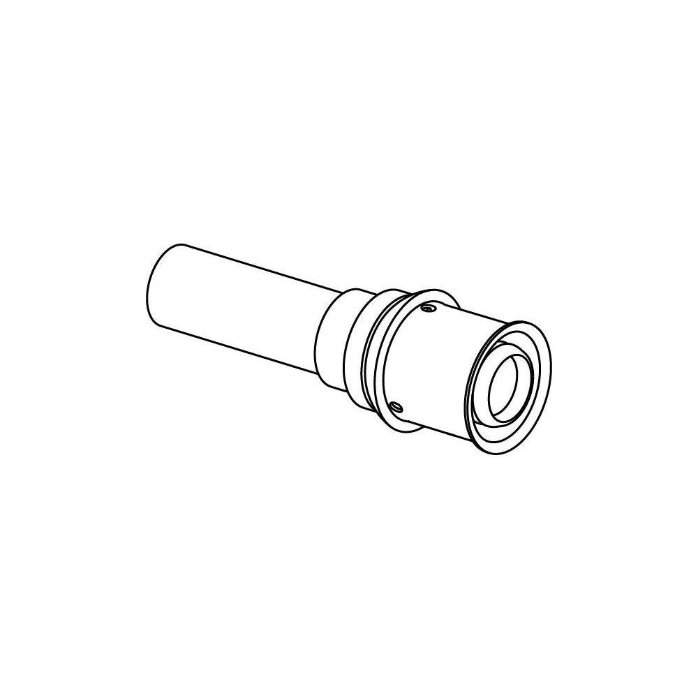 S-Press PLUS overgang koper/RVS 16-15CU-1