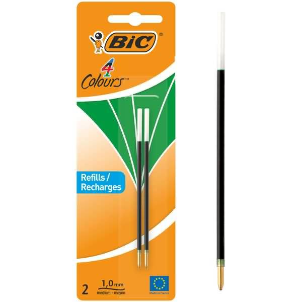 BIC 3086123397767 BIC - vulling voor balpen 4 Colours Medium, blister met 2 stuks, groen-0