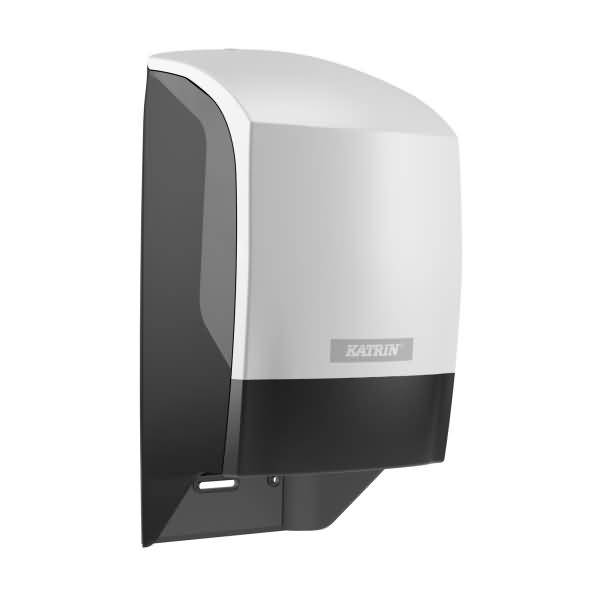 Toiletpapierdispenser Katrin systeemrol duo wit 77496-1