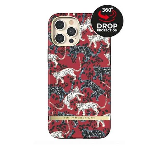 Richmond &amp; Finch Richmond & Finch Freedom Series One-Piece Apple iPhone 12 Pro Max Samba Red Leopard