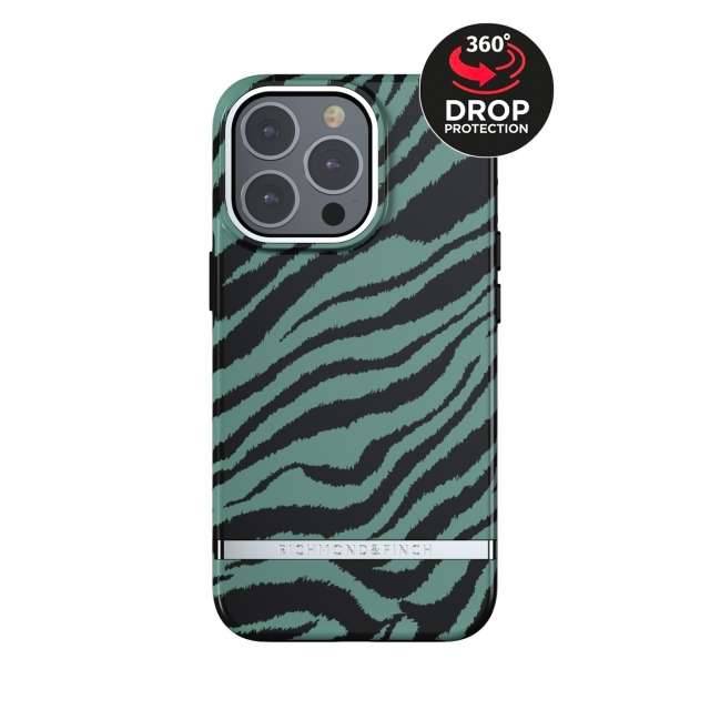 Richmond & Finch Richmond & Finch Freedom Series One-Piece Apple iPhone 13 Pro Emerald Zebra-0