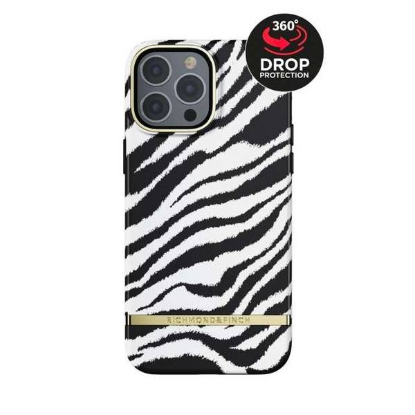 Richmond &amp; Finch Richmond & Finch Freedom Series One-Piece Apple iPhone 13 Pro Max Zebra