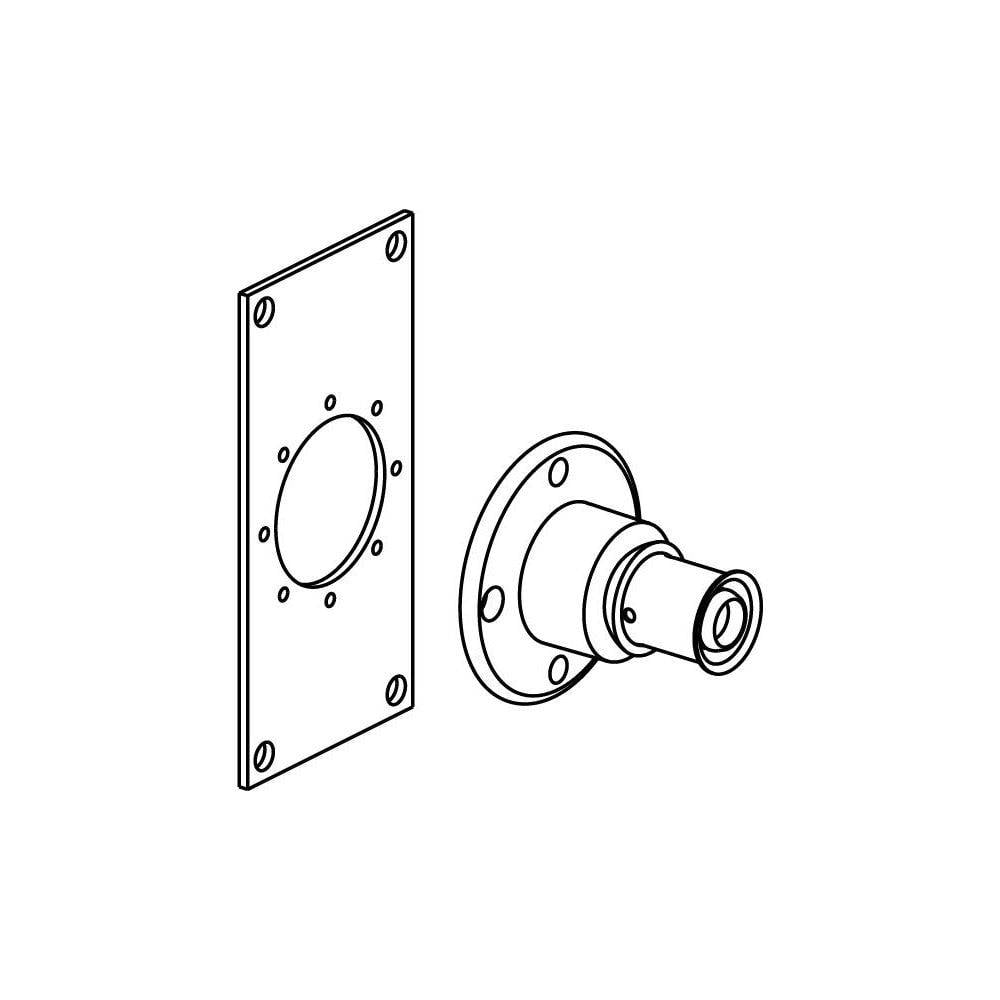 S-Press PLUS wanddoorvoer recht 16-G1/2"FT-1