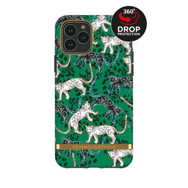 Richmond &amp; Finch Richmond & Finch Freedom Series Apple iPhone 11 Pro Green Leopard/Gold