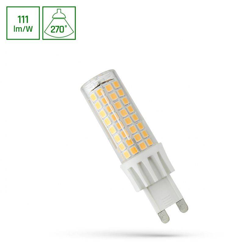 Spectrum LED Insteeklamp G9 Helder - 7W 780lm 4000K - Neutraalwit - Vervangt 58W-0
