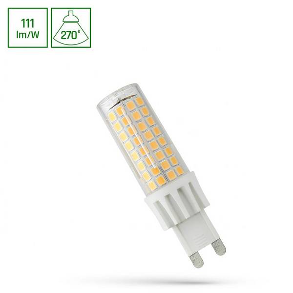 Spectrum LED Insteeklamp G9 Helder - 7W 780lm 4000K - Neutraalwit - Vervangt 58W