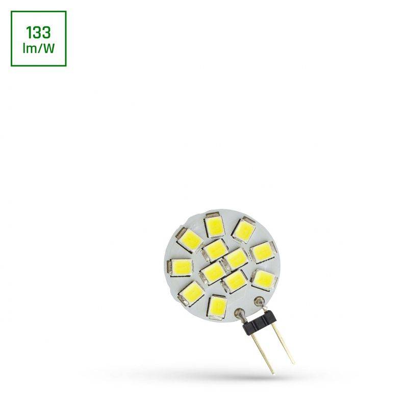 Spectrum LED Insteeklamp G4 Helder - 1.2W 130lm 6000K - Koudwit - Vervangt 12W - 12V-0