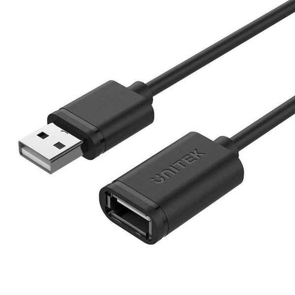UTK UNITEK Y-C450GBK USB-kabel 2 m USB 2.0 USB A Zwart