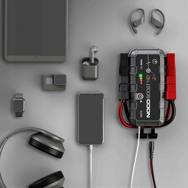 NC1 NOCO GB70 Boost 12V 2000A Jump Starter starter met geïntegreerde 12V/USB accu-0