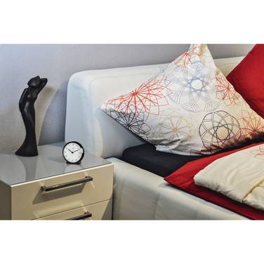 Hama Elegance Pro radiogestuurde wekker, stil (geen tikgeluid), zwart 186317